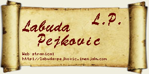 Labuda Pejković vizit kartica